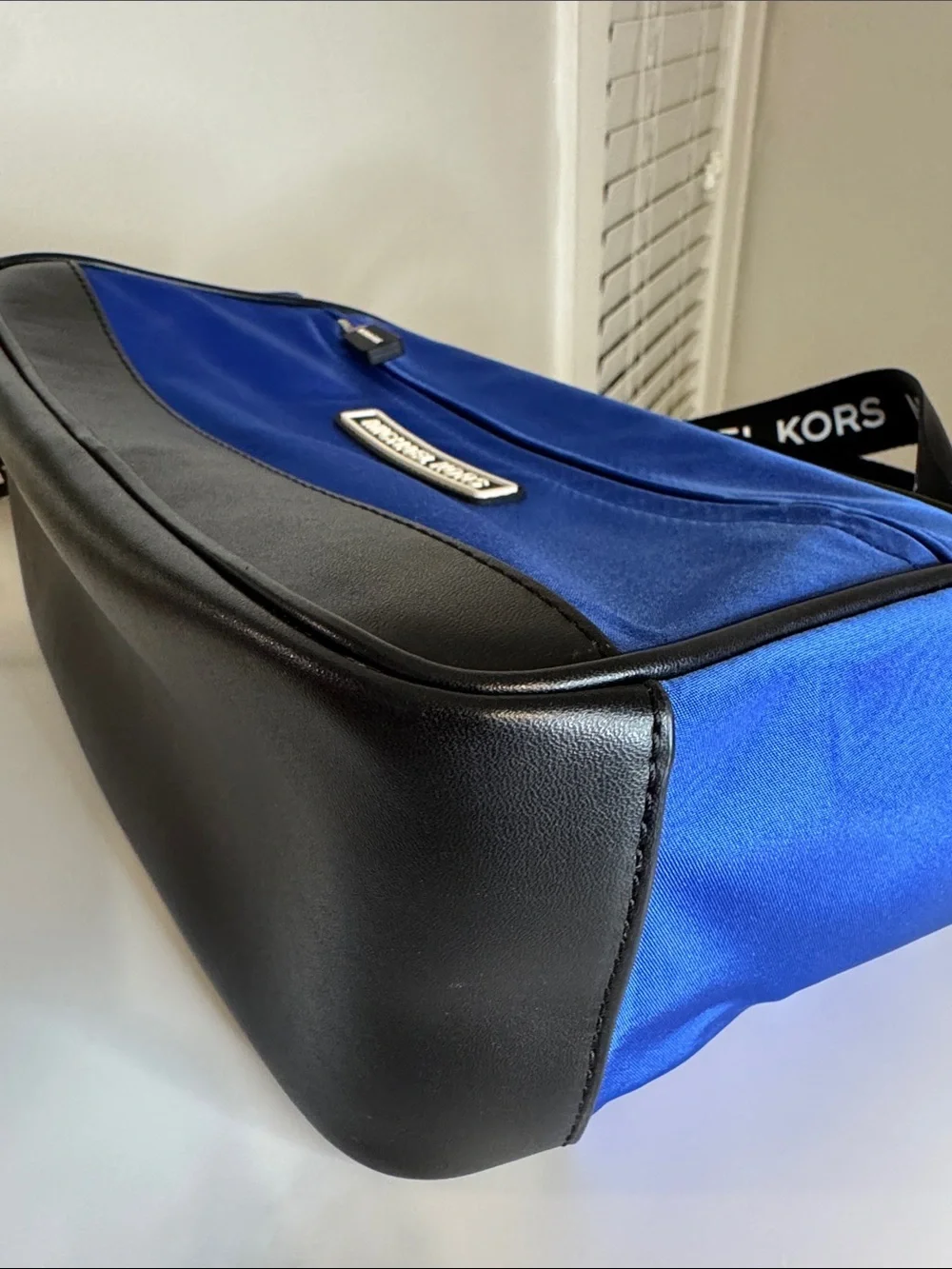 Michael Kors Sport Medium Camera Crossbody Bag - Electric Blue